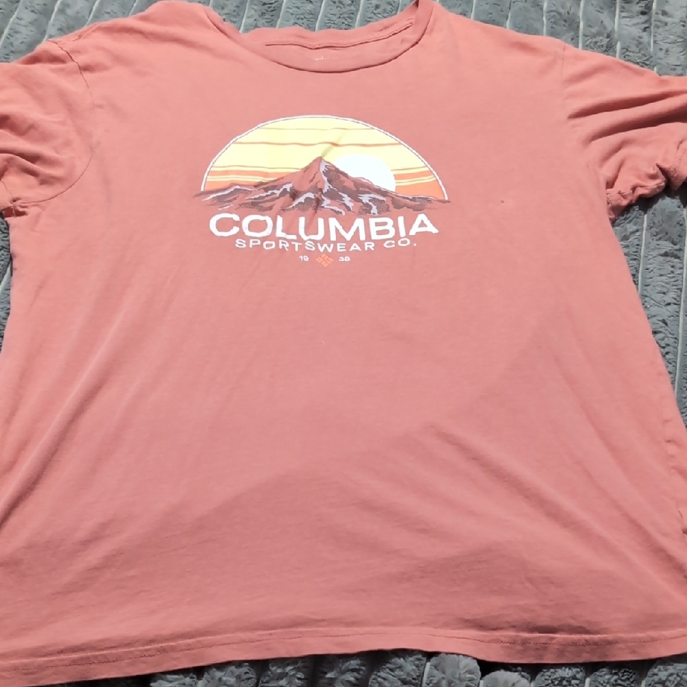Columbia Men's Sunset Graphic Tee - Rust